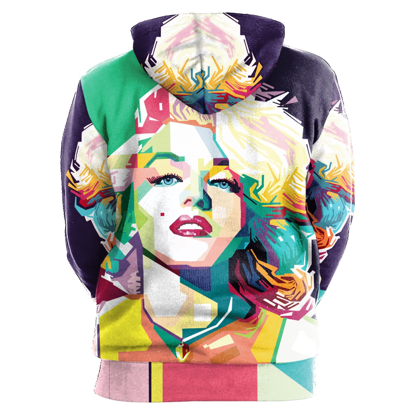 Beauty Aquarel Digitale Print Hoodie