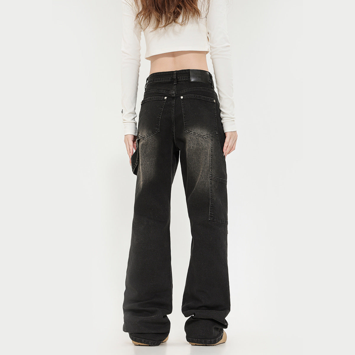 Washed High Street Vintage  Jeans voor Dames/ Plus Size & Meisjes
