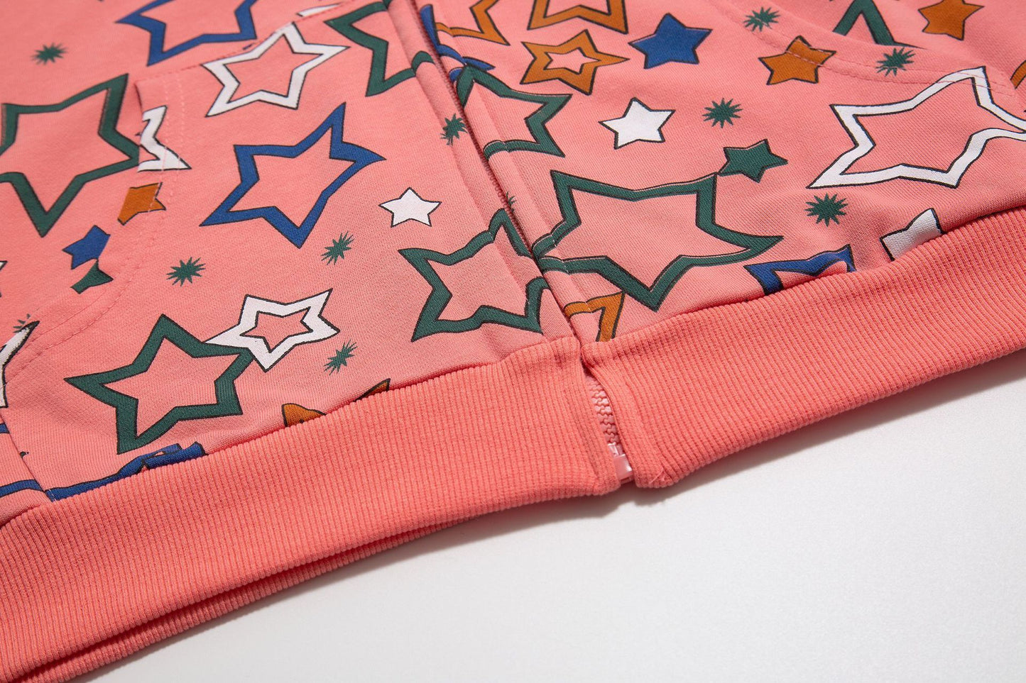 Cardigan met digitale graffitiprint