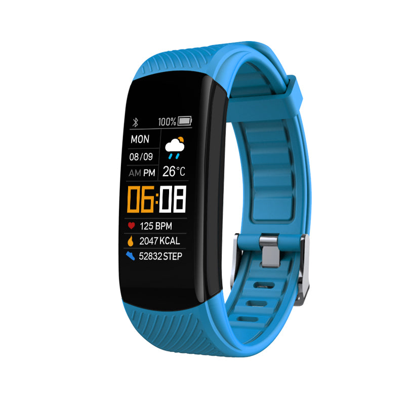 Stijlvolle Sportieve C5S Smartwatch met Stappenteller en Gezondheidsmonitoring voor Heren