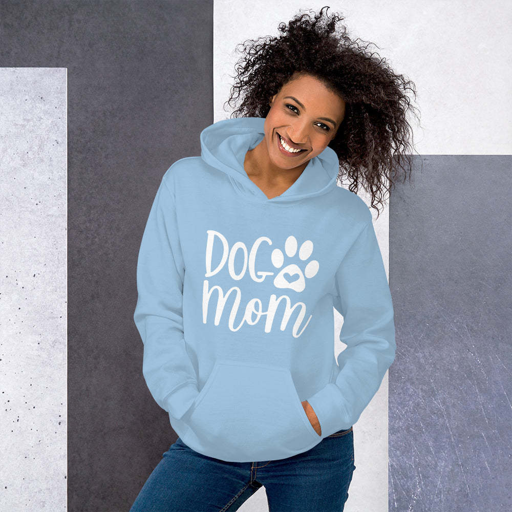Dames Dog Mom Letter Print Hoodie