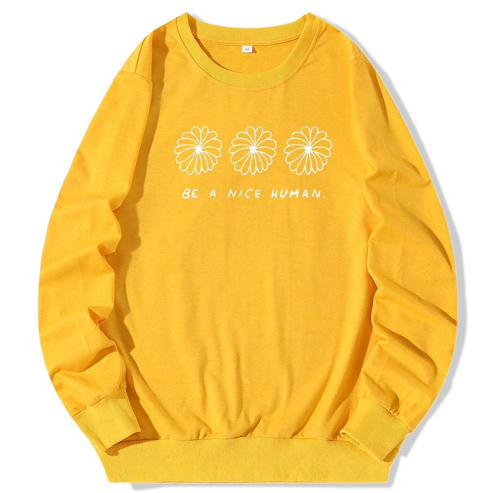 Europese en Amerikaanse Sweatshirt met Ronde Hals en Cartoonprint voor Dames/ Plus-size & Meiden