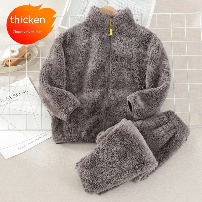 Flanellen Winter Huispak 2delig voor Kinderen