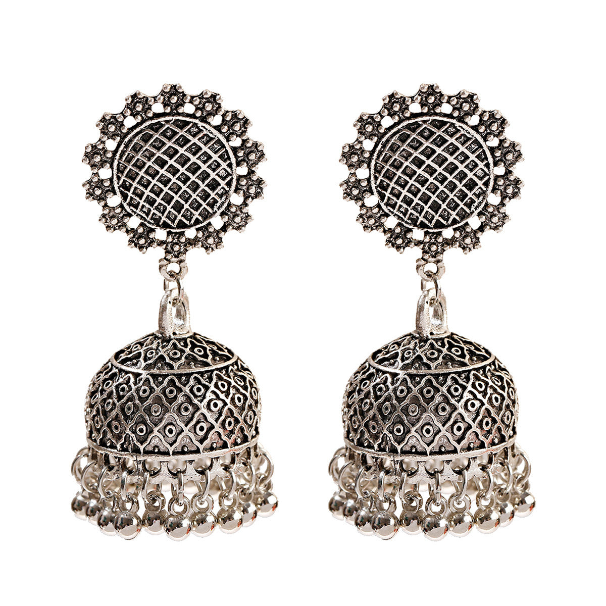 Indiase Stijl Legering Vintage Jhumka Oorbellen voor Dames