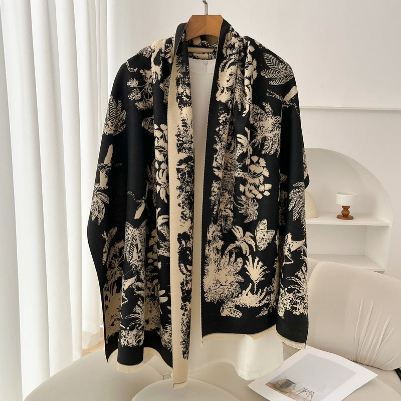 Retro High Sense Kunstmatige Kasjmier Sjaal