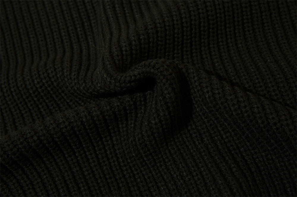 Amerikaanse stijl Casual Gebreide Vest met Patroon en Rits voor Heren & Jongens