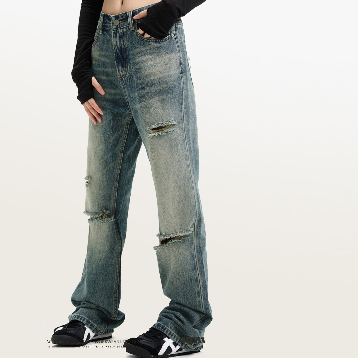 American Designer Retro Straight Losse Jeans voor Dames/ Plus-size & Meiden