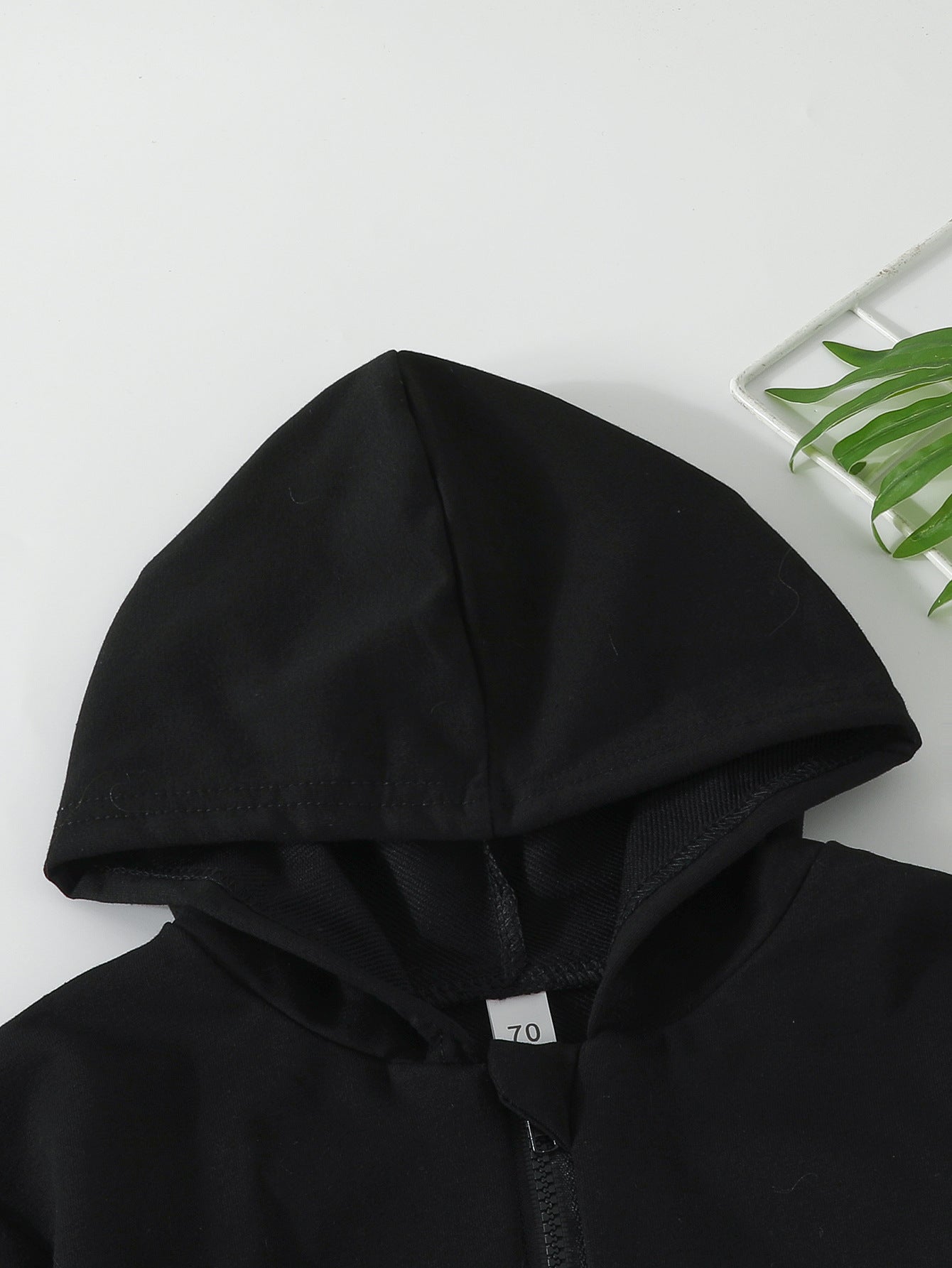 Effen Snoepkleurige Hoodie met Rits in Europese en Amerikaanse Stijl voor Kinderen