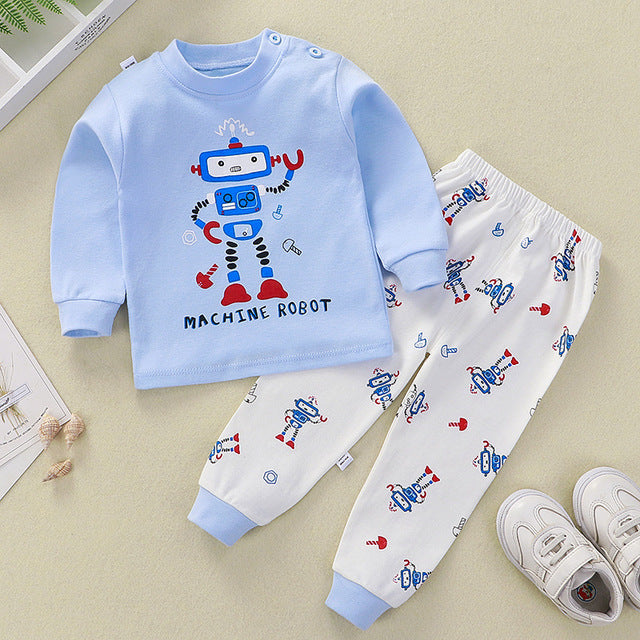 Casual Winterpyjama's Sets voor Kinderen