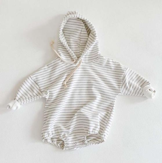Romper met Hoodie en Lange Mouwen voor Baby's