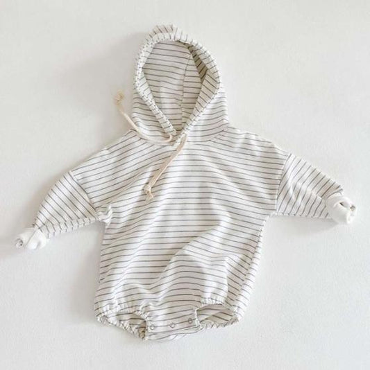 Romper met Hoodie en Lange Mouwen voor Baby's