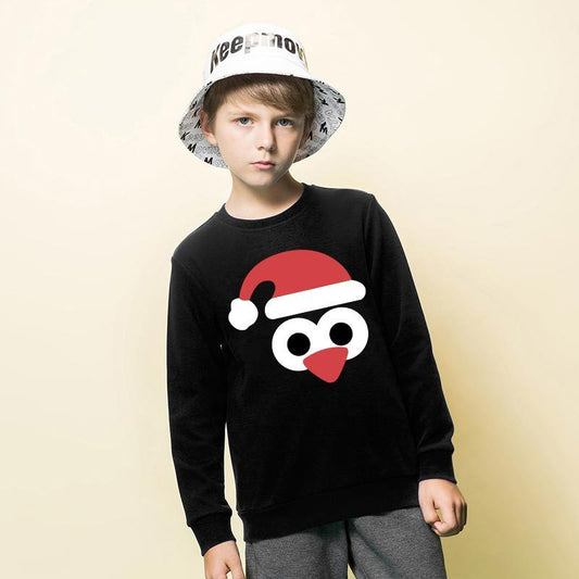 Europees en Amerikaans Schattige Sweater met Cartoon - Kerstmuts Print voor Peuters/ Kinderen