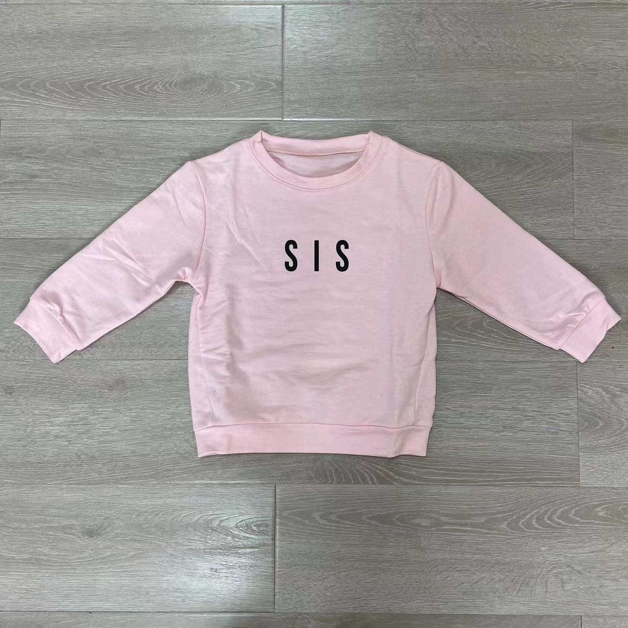 Casual Sweatshirt met Letter Print voor Kinderen in Europese en Amerikaanse Stijl