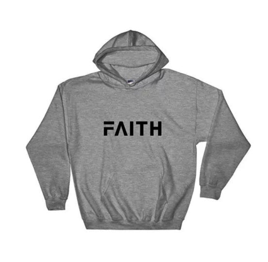 Faith Letter Print Dames Hoodies