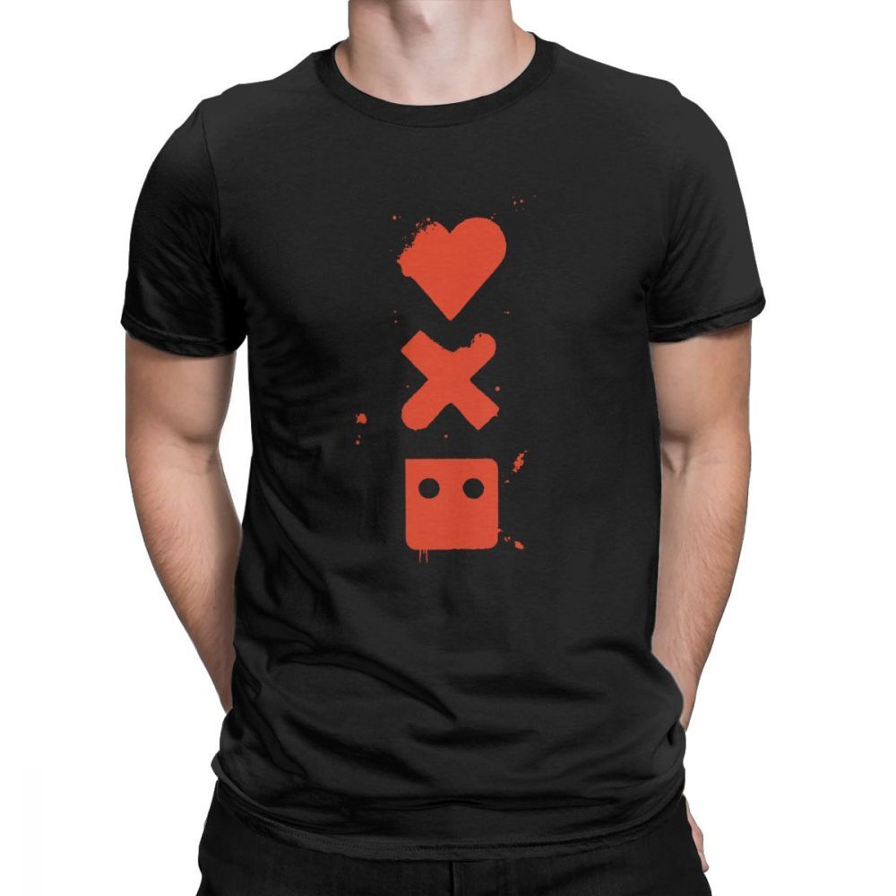 Amerikaanse Original Casual Love, Death & Robots Bedrukte T-shirt met Ronde Hals en Korte Mouwen voor Heren & Jongens