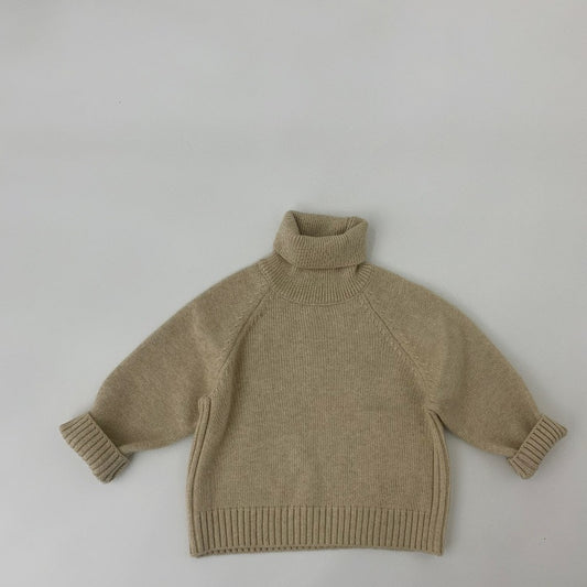 Casual Effen Kleur Gebreide Sweater voor Peuters / Kinderen