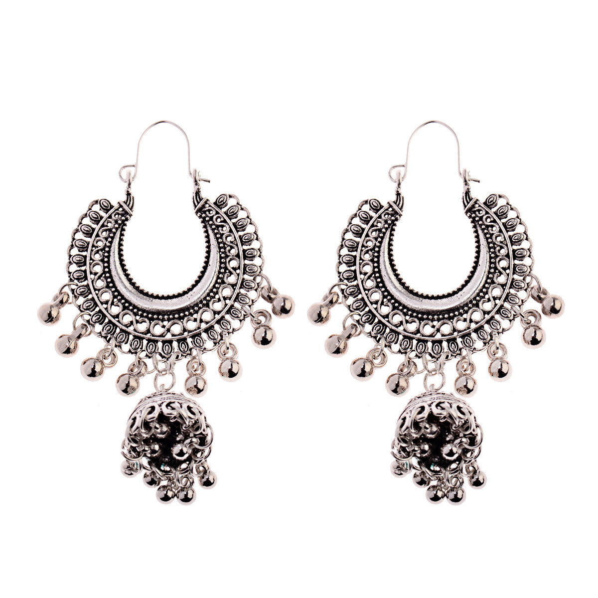 Indiase Stijl Legering Vintage Jhumka Oorbellen voor Dames
