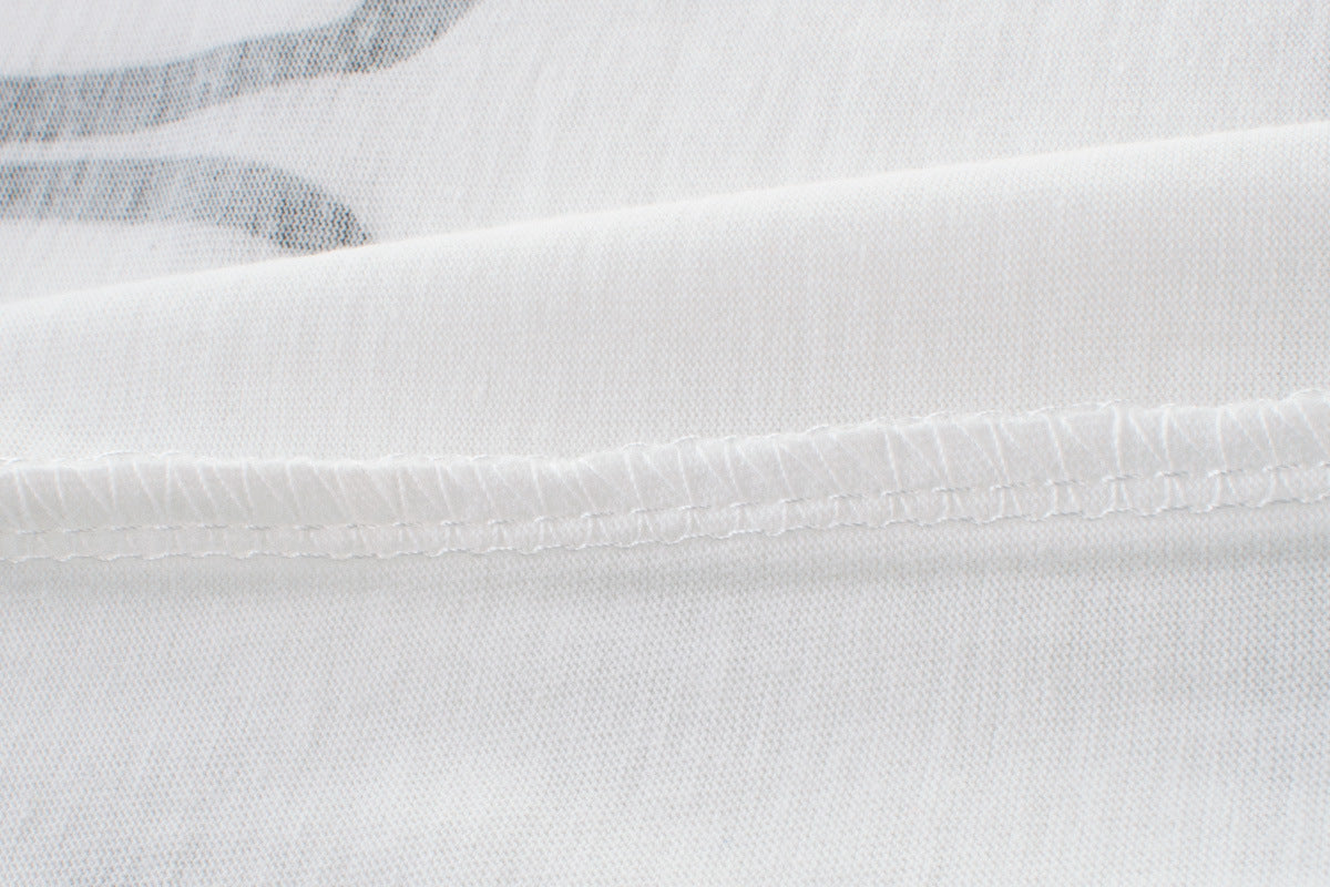 Casual Schattige Effen Kleur Korte Mouw T-shirt met Gele Ronde Hals en Cartoonprint voor Kinderen