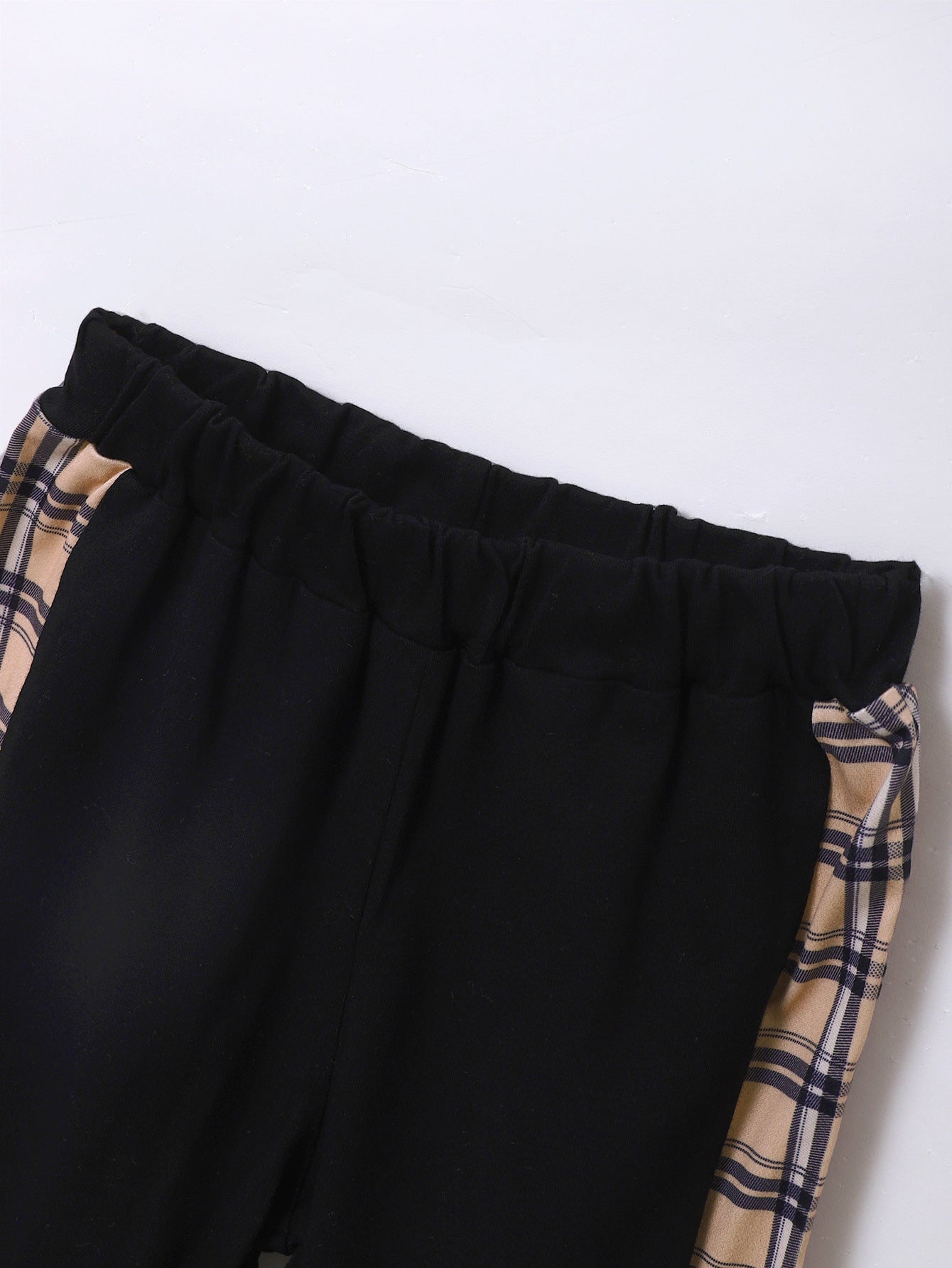 Kindermode 2-delige Pak Geruite Hoodie & Joggingbroek voor Peuters/ Kinderen