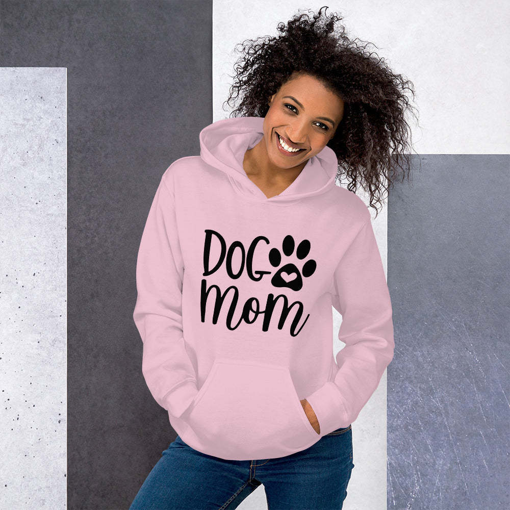 Dames Dog Mom Letter Print Hoodie