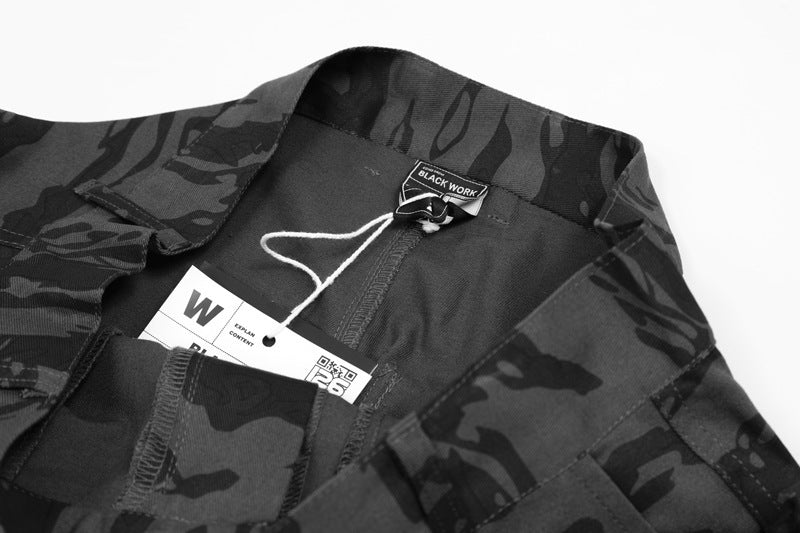 American Designer High Street Camouflage Jeans voor Heren