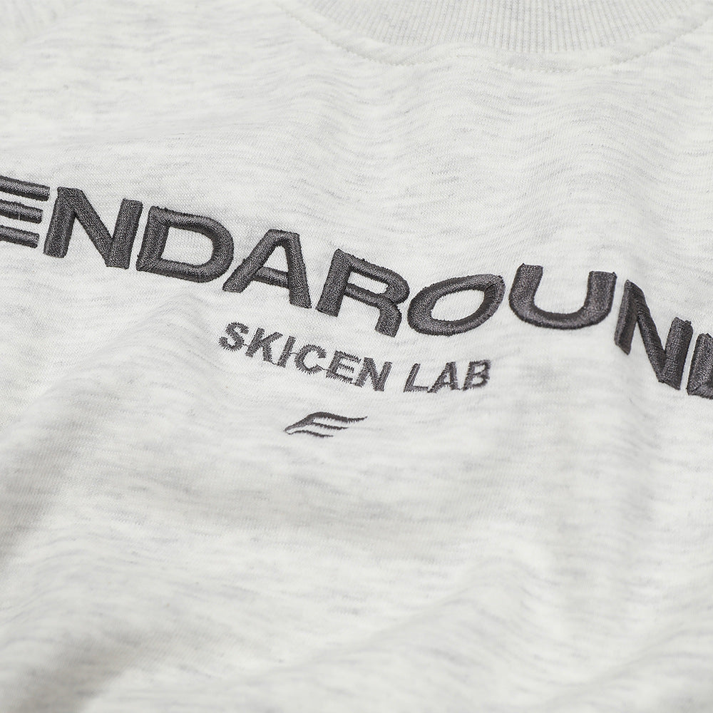 Amerikaanse Trendy Sweatshirt met geborduurde Letters voor Unisex