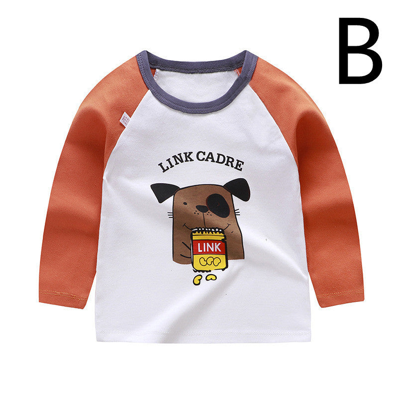 Casual Katoenen T-shirt met lange mouwen met Print voor Kinderen