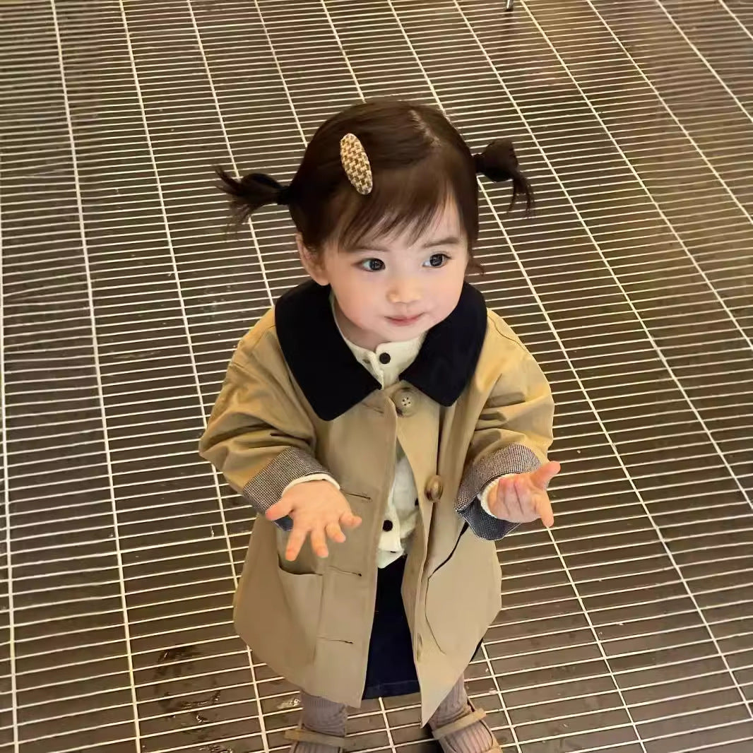 Trenchcoat met Knopen voor Meisjes