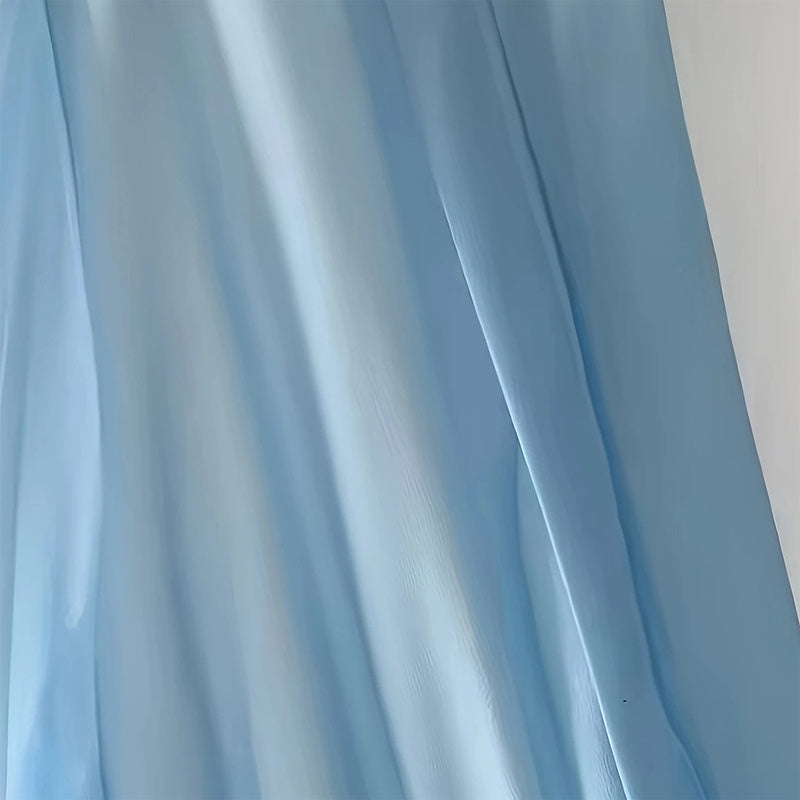 Elegante Diepe V-hals Bloemenprint Boho Maxi-jurk met Lange Mouwen en Ruches voor Dames & Plus-size