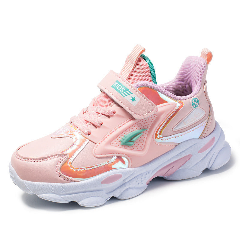 Casual Lichtgewicht Ademend Sport Antislip Sneakers met Klittenband voor Teenagers