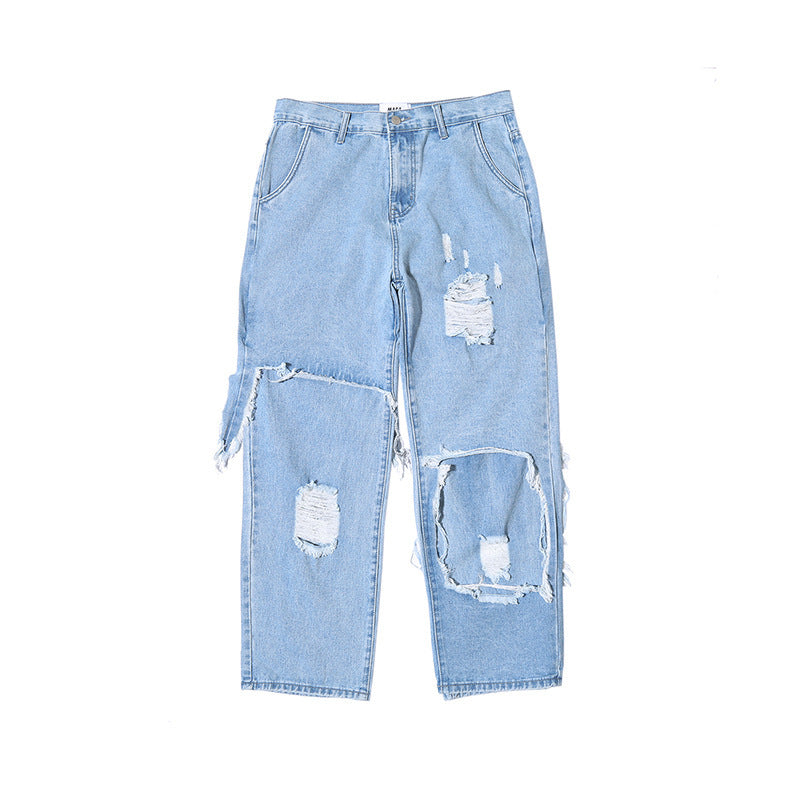 Casual Losse Ripped Jeans voor Heren / Jongens