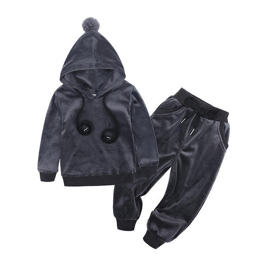 Tweedelig Winter Set Hoodie & Broek voor Kinderen