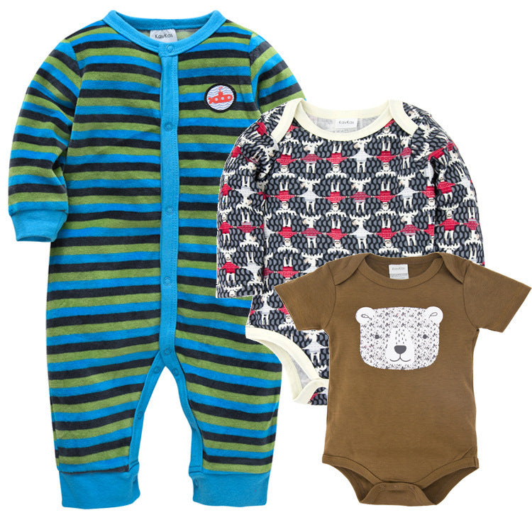 Baby's / Peuters 3-delige kleding Set met Bedrukking voor Jongens & Meisjes