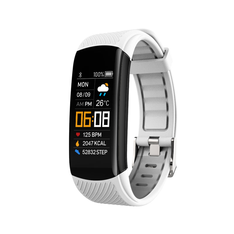 Stijlvolle Sportieve C5S Smartwatch met Stappenteller en Gezondheidsmonitoring voor Heren
