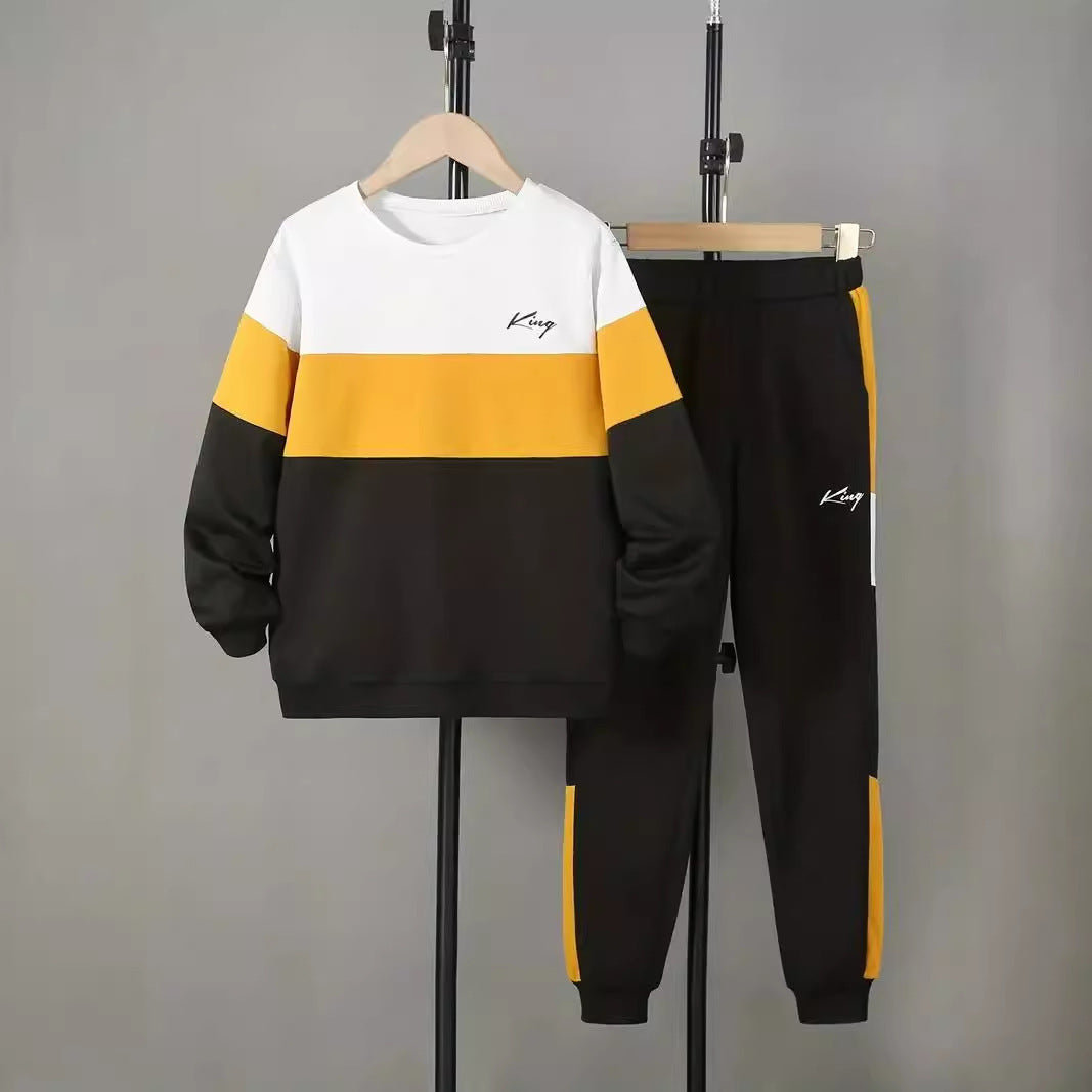 Design Sense Tweedelige Set Multicolor Sweatshirt & Broek voor Kinderen/ Tieners