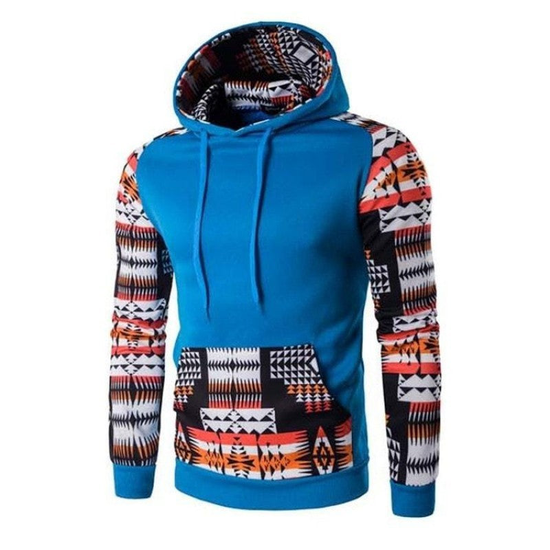 Heren hoodies met Azteeks patroon