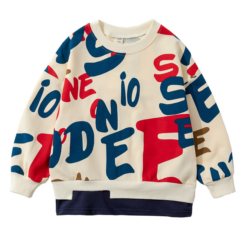 Tops Tide Brand Sweartshirt met Print voor Kinderen / Tieners