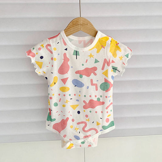 Baby Rompertjes met  korte mouwen