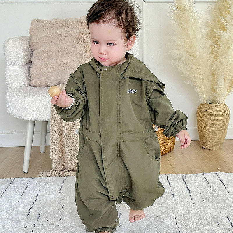 Westerse Stijl voor Baby / Peuter Casual Body Jumpsuit met Capuchon