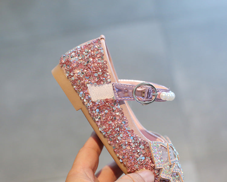 Elegante Formele/ Feestelijke Platte Prinsessen Schoenen van PU-Leer met Strik voor Meisjes