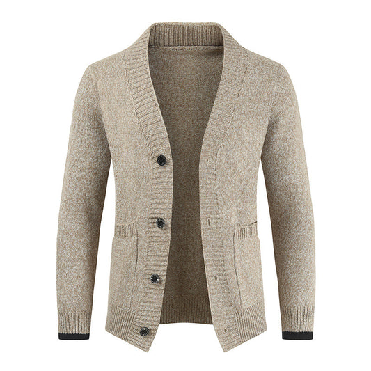 Casual Slim-Fit Winter Trui-Cardigan met Knoopsluiting