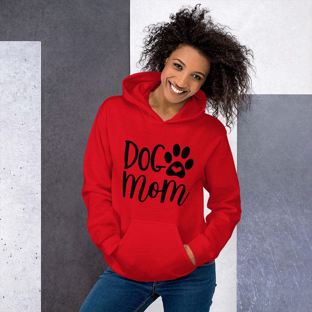 Dames Dog Mom Letter Print Hoodie