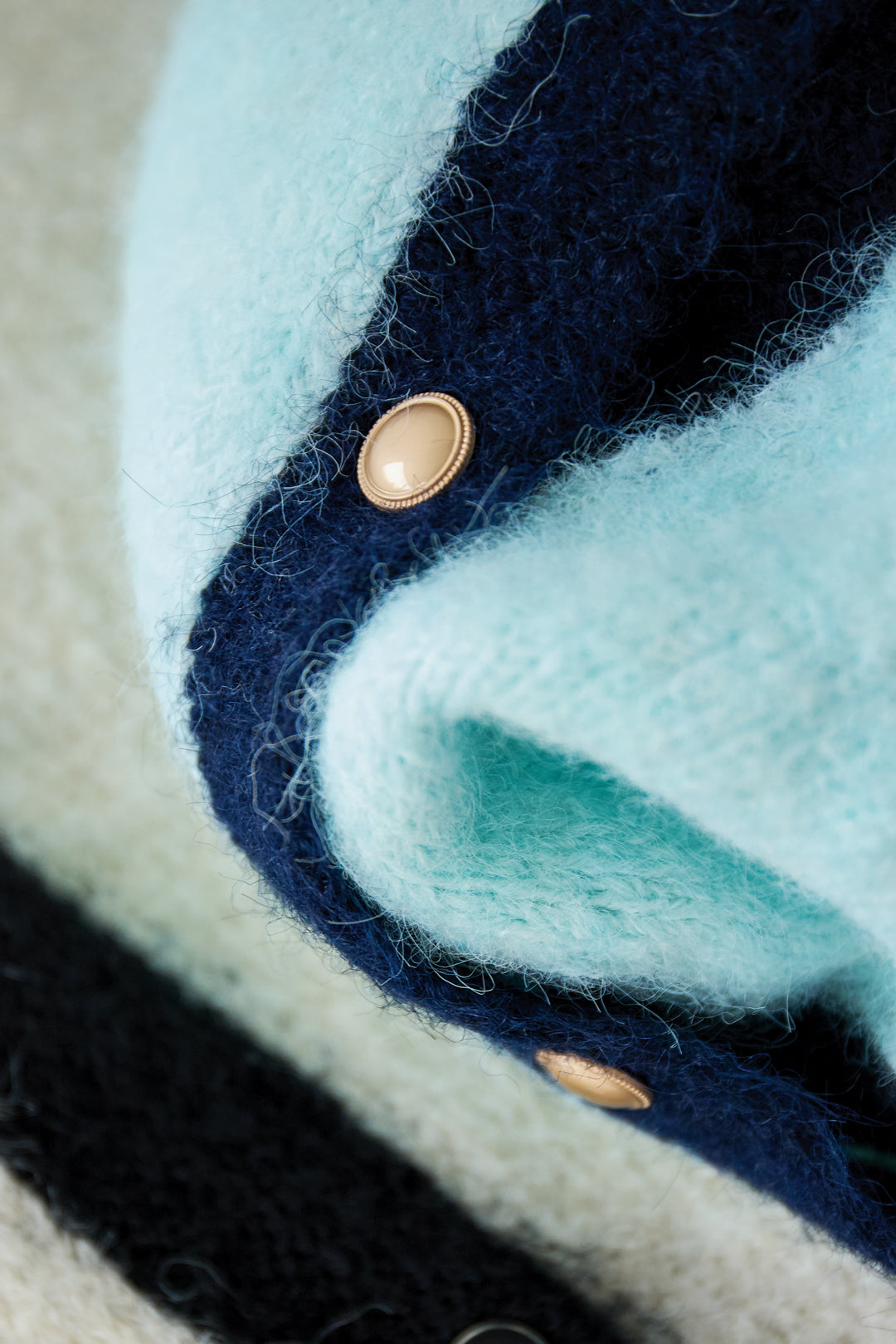 Gebreide Polyestervezel Vrouwen Trui Casual Kleurcontrast