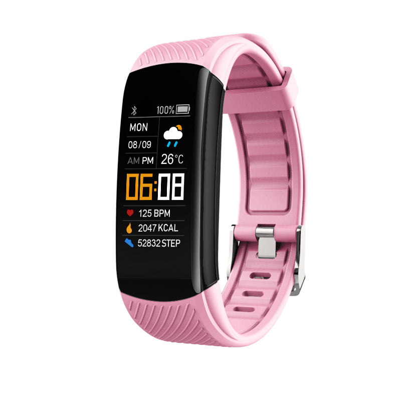 Stijlvolle Sportieve C5S Smartwatch met Stappenteller en Gezondheidsmonitoring voor Heren
