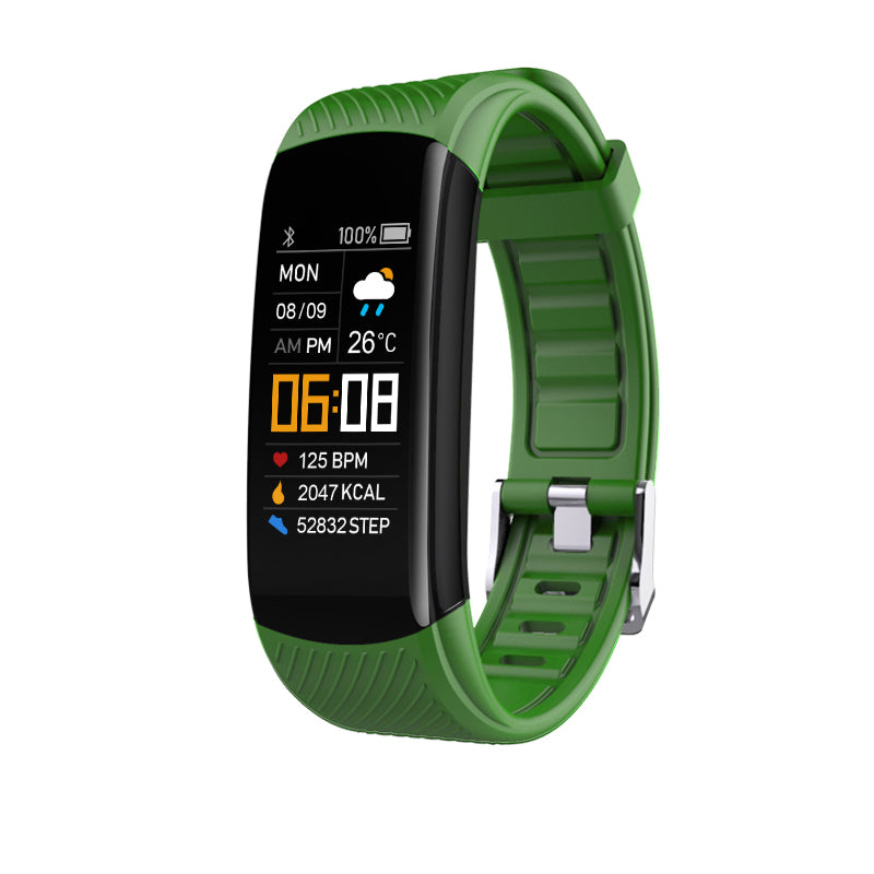 Stijlvolle Sportieve C5S Smartwatch met Stappenteller en Gezondheidsmonitoring voor Heren