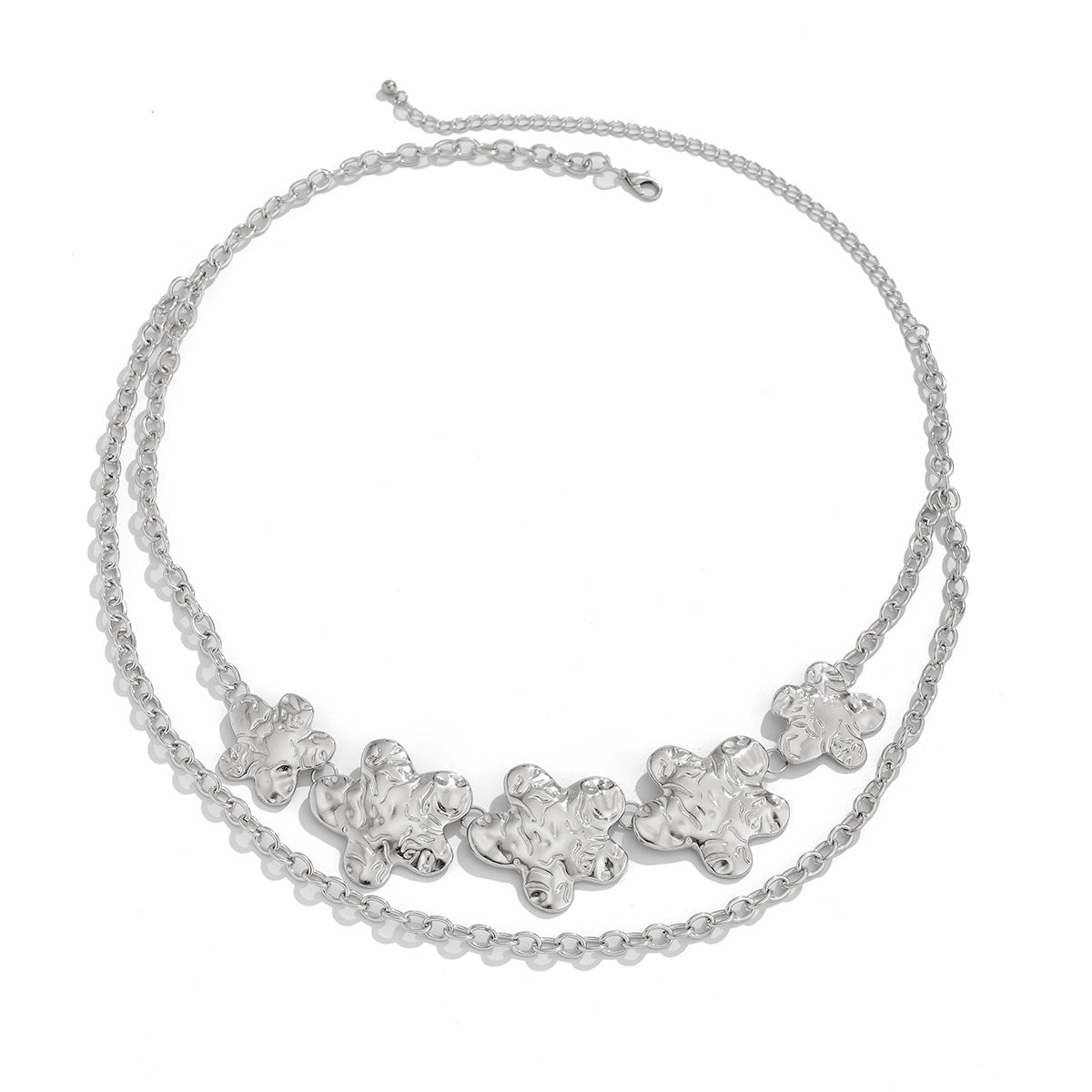 Modieuze Retro Metalen Tailleketting met Grote Zeesterren/Hartvormige Motief voor Dames