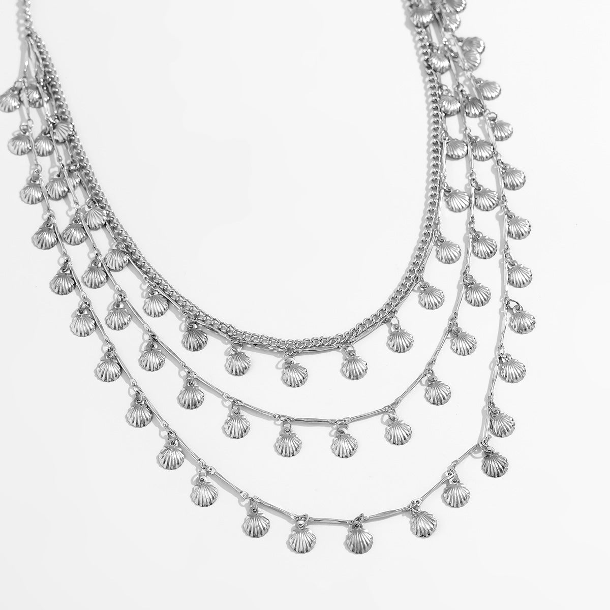 Modieuze Retro Metalen Meerlaagse Tailleketting met Diverse Kwastjes Motieven/Imitatie Parels voor Dames