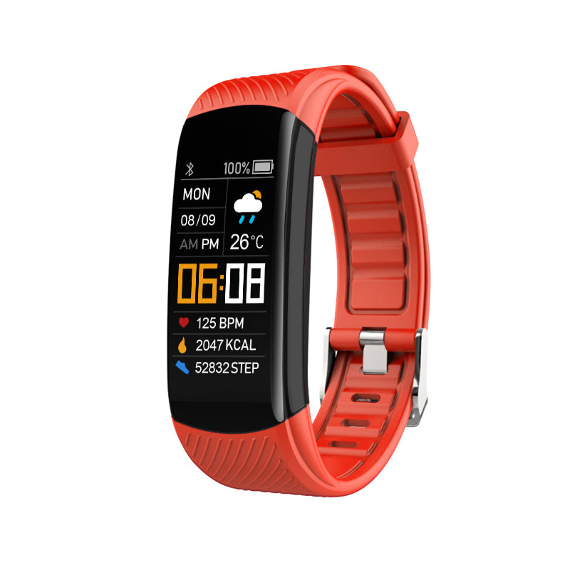 Stijlvolle Sportieve C5S Smartwatch met Stappenteller en Gezondheidsmonitoring voor Heren