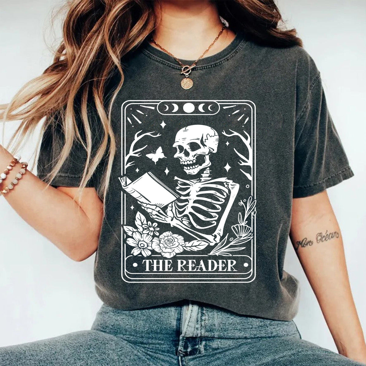 Stijlvolle Effen Kleur Casual Vintage Ronde Hals T-shirt met Cartoonprint en Korte Mouwen voor Dames & Plus-Size