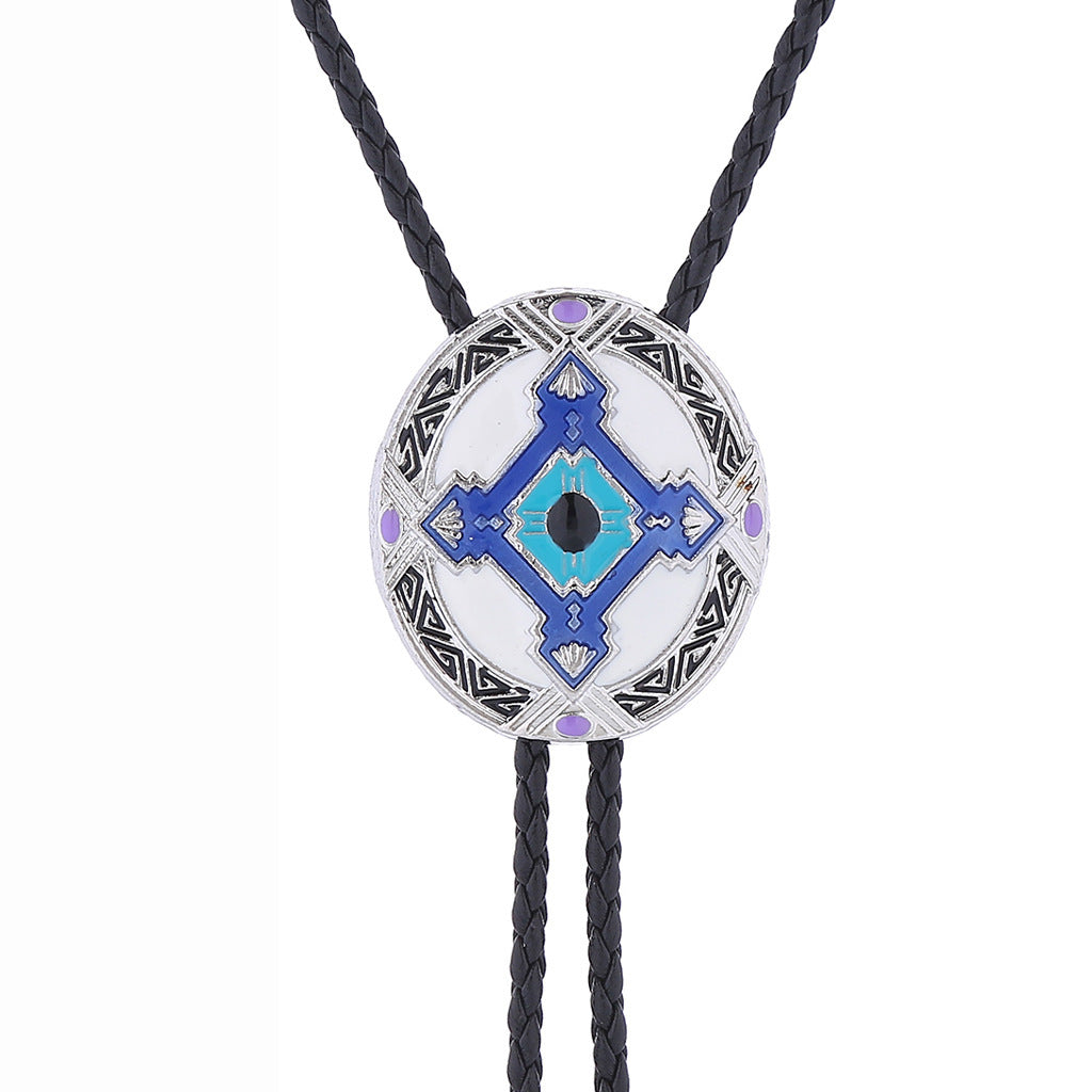 Indiase Orgineel Ontwerp Aboriginal Totem Stropdas Clip voor Heren